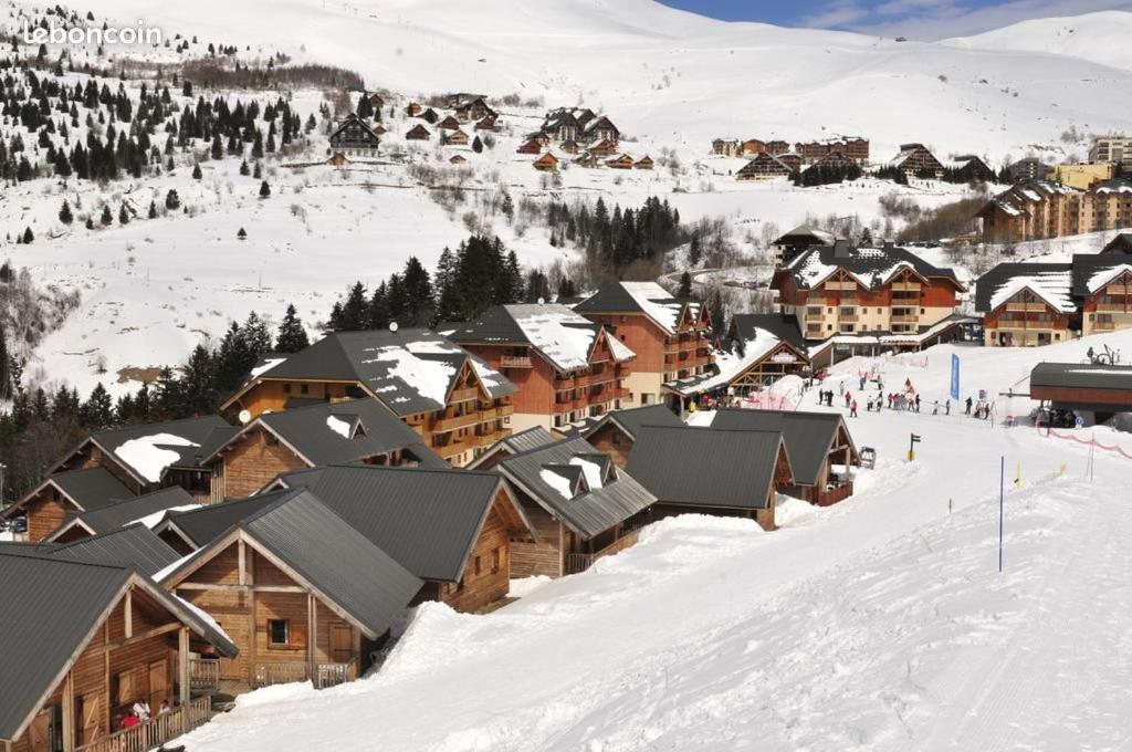 Saint Francois Longchamps Loc A La Montagne Avec Piscine Ete Hiver Vg23 Bagian luar foto