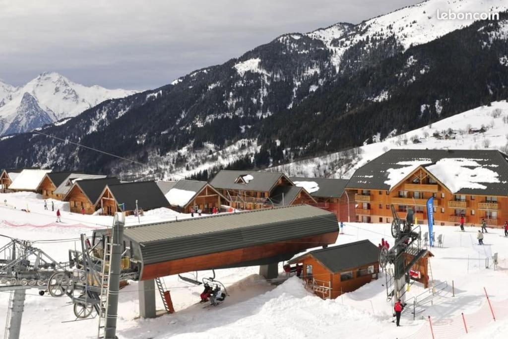 Saint Francois Longchamps Loc A La Montagne Avec Piscine Ete Hiver Vg23 Bagian luar foto